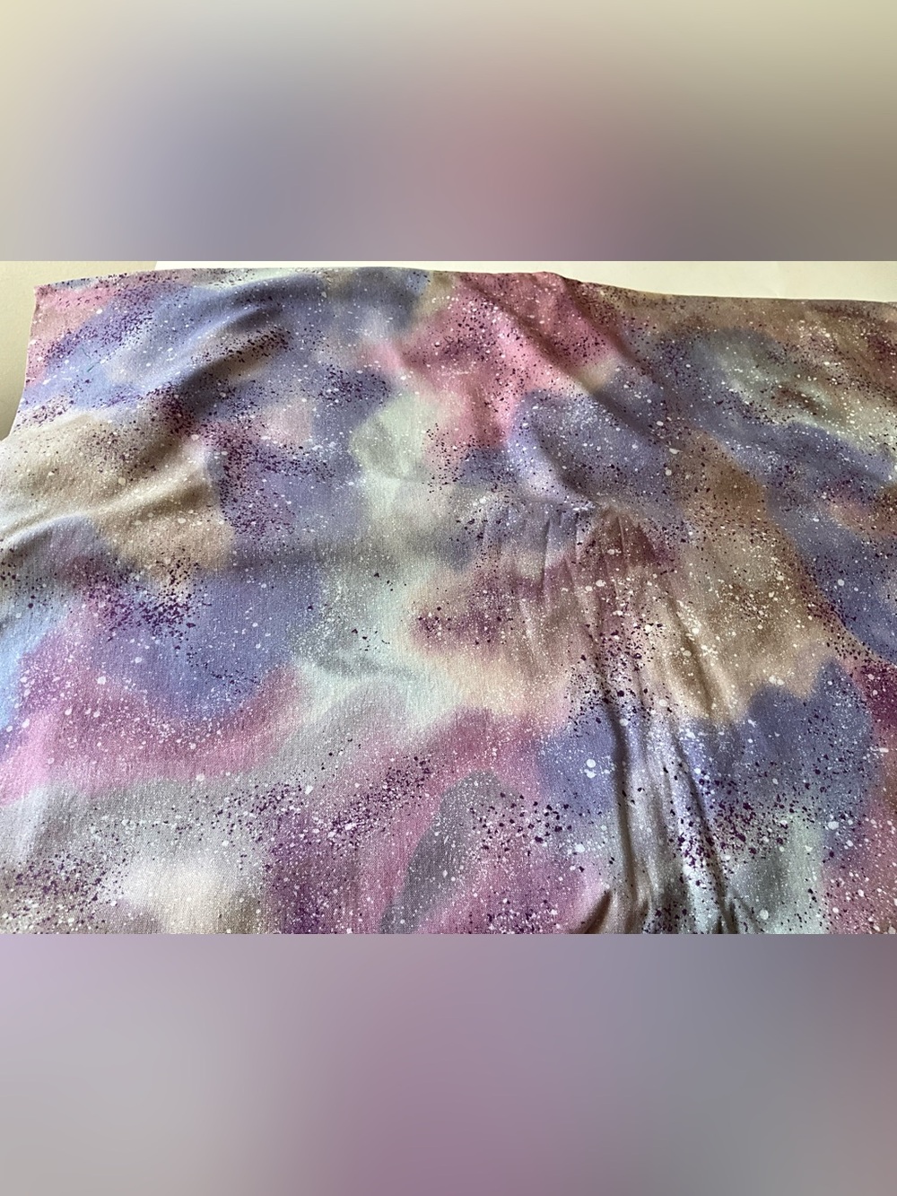Quilting Sewing Crafting Fabric Tie Dye Blue Purple Green Cotton 3 Yards